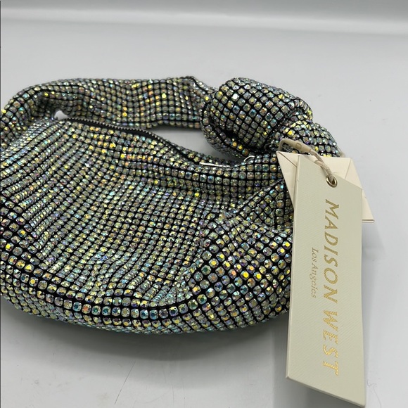 Madison West Rhinestone Embellished Hand Bag - Picture 5 of 15